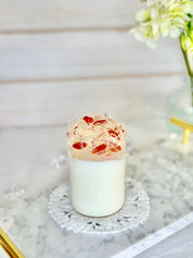 Kanten jelly almond milk pudding